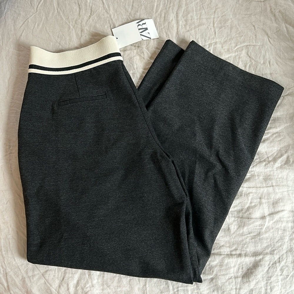 NWT Zara Elastic Waist Trousers